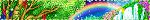 rainbow world blingie